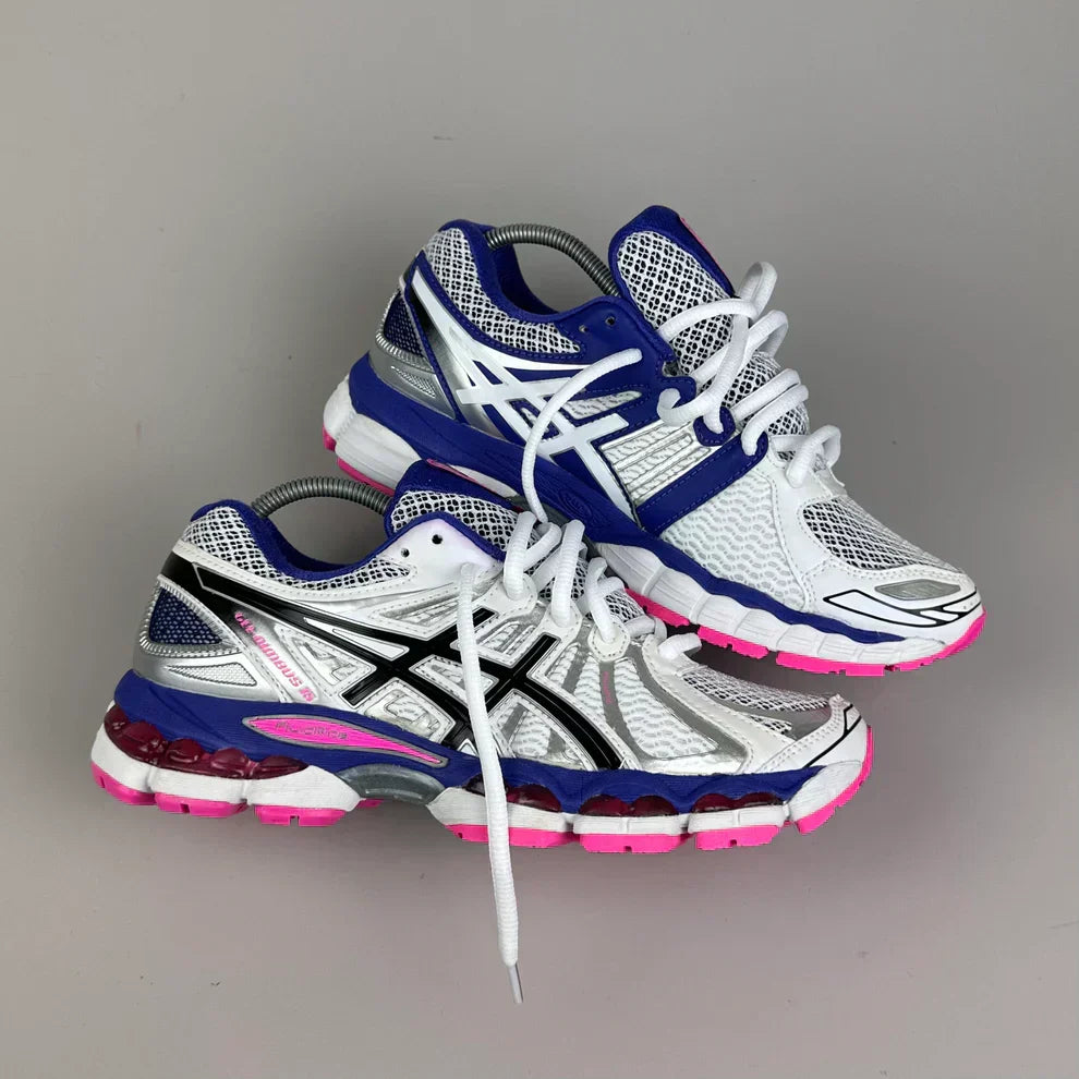 Asics Gel Nimbus Blanc Et Rose