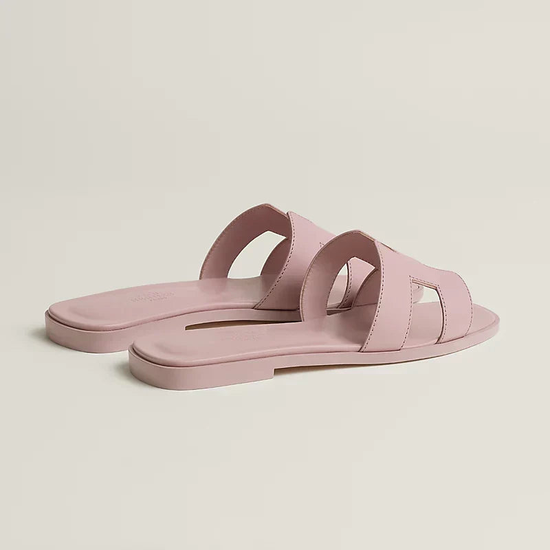 Hermes - Claquettes Rose Cancan